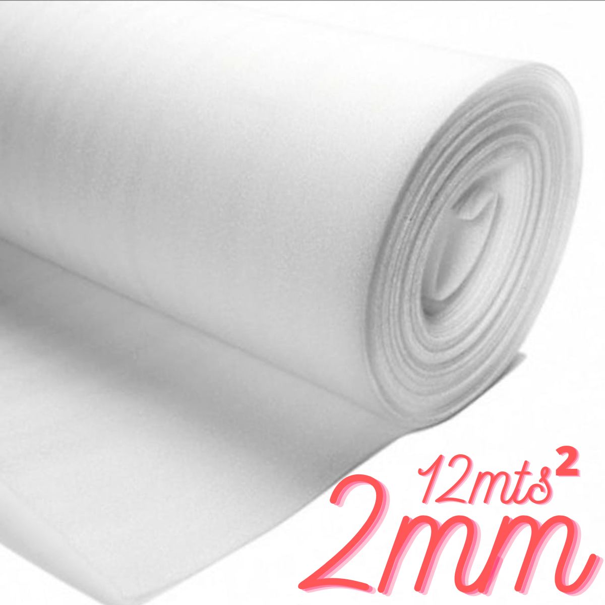 Rolo de manta de polietileno 2mm com 12m²
